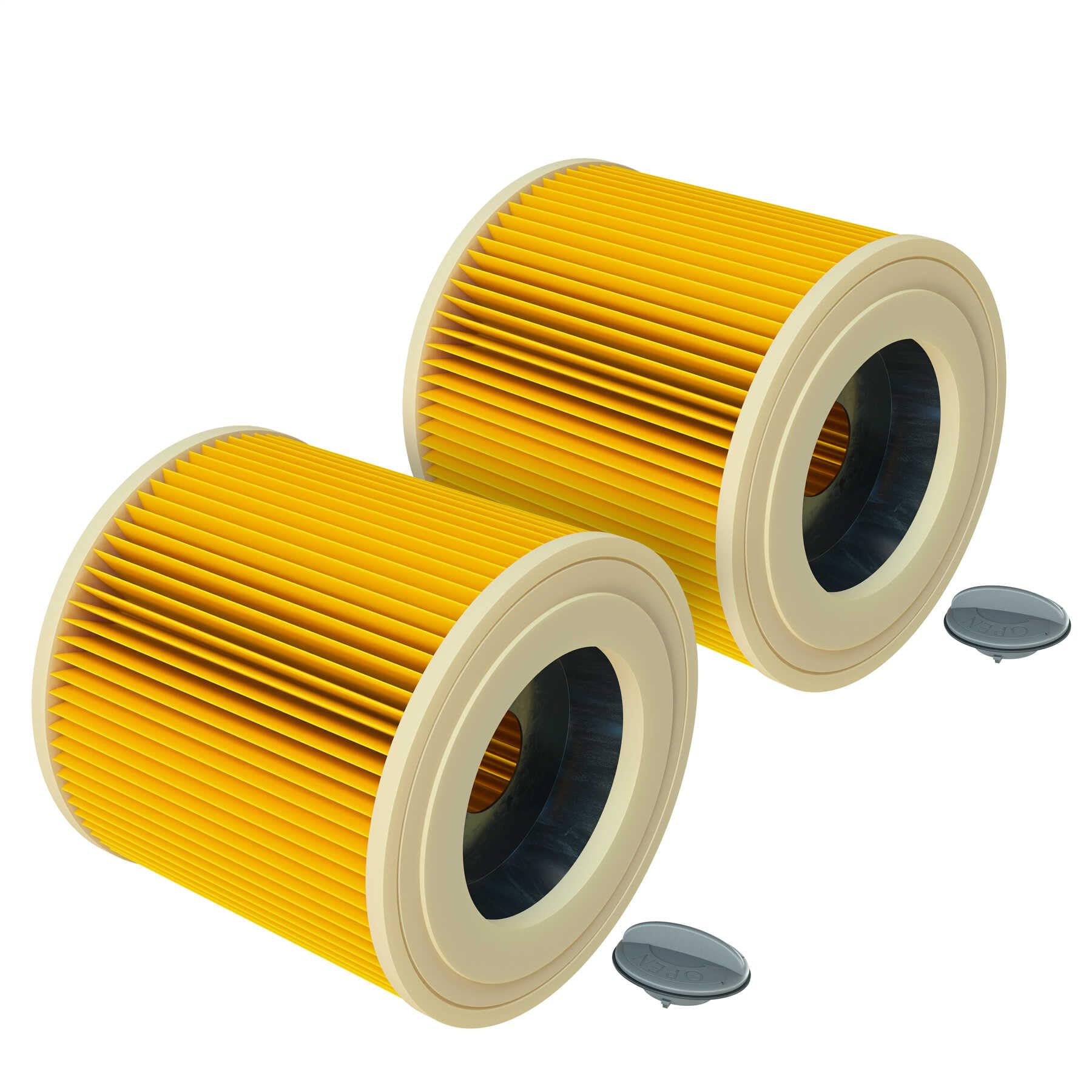 vhbw Variation Cartridge Filter for Kärcher A 2254 Me, A 2534 pt, A 2554 Me, A 2604, A 2654 Me, A 2656 X Plus, SE 4001, SE 4002 as 6.414