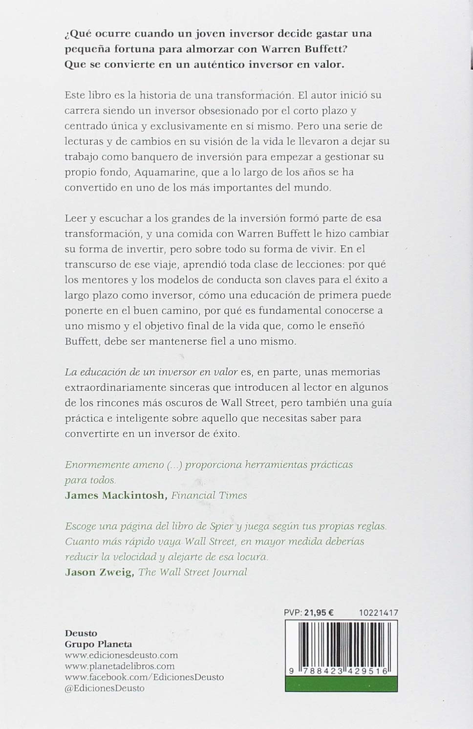 La Educacion De Un Inversor En Valor Mi Viaje De Transformacion