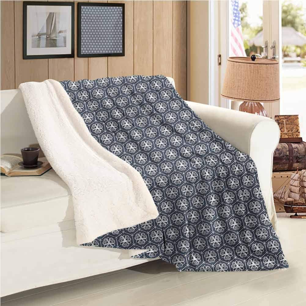 Japanese Travel Throwing Blanket Twin Size, Attached