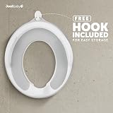 Jool Baby Potty Training Seat with Handles Fits Round Oval Toilets Grey view 2