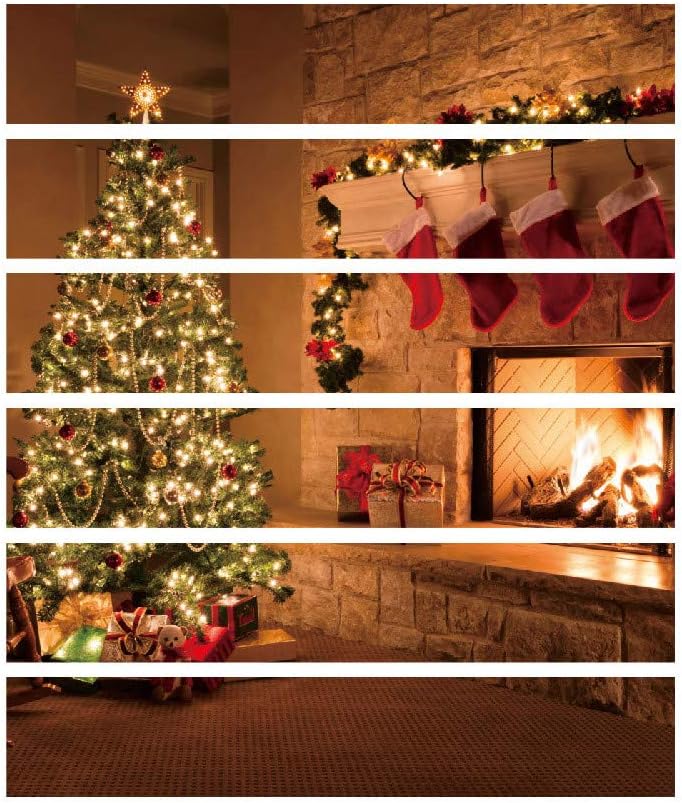 Amazon Com Dolloress Home Kitchen Stair Sticker Diy Christmas Decor Stairway Staircase Sticker Removable Self Adhesive Pvc 18x100cm Including 6 Pcs Stickers Home Kitchen