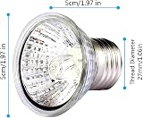 PewinGo 4 Pack 50W UVA UVB Heat Lamp Bulbs E27 Reptile Amphibian view 4