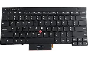 SUNMALL New Laptop Keyboard Replacement with Pointer(no Backlit) Compatible with Lenovo IBM ThinkPad T430 T430S T430I X230 X230T X230I T530 W530 (Not Fit T430U X230S)