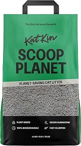 KatKin Scoop Planet Litter 2x4.5kg Plant Based Biodegradable view 2