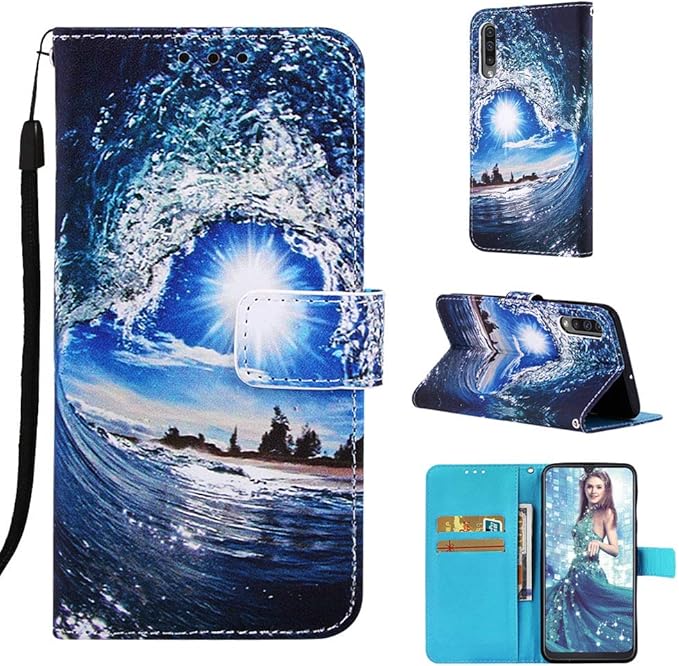 Zcxg Handyhulle Fur Samsung Galaxy A50 Slim Pu Leder Flip Cover Tasche Fur Samsung Galaxy A50 Hulle Leder Magnet Brieftasche Madchen Schutzhulle Silikon Tpu Case Inner Mit Kartenfach Holster Amazon De Elektronik