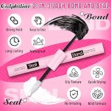Calphdiar Brown Cluster Lashes Kit 50D 70D 10-18mm Bond Seal Tweezers view 6