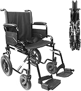 PEPE Mobility Lightweight Folding Wheelchair Adults Steel Frame view 1