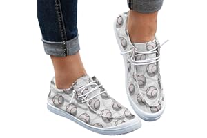 Jegwey Women Sneakers Fashion Casual Baseball Non Positioning Printed Sneakers, Canvas Fashion Casual Shoes Women Casual Shoes