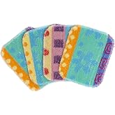 Reusable Dish Scrubbers (4 Pack) &ndash; Odor-Free Sponge Alternative, Non-Scratch Kitchen Scrubber for Dishes, Pots &amp; Pans &ndash; Long-Lasting, Eco-Friendly Cleaning Pads
