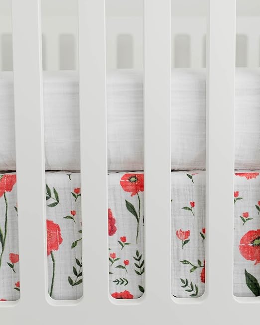 little unicorn crib skirt