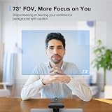 EMEET C960 4K Webcam with Sony Sensor PDAF Auto Focus Dual AI Mics Privacy Cover view 4