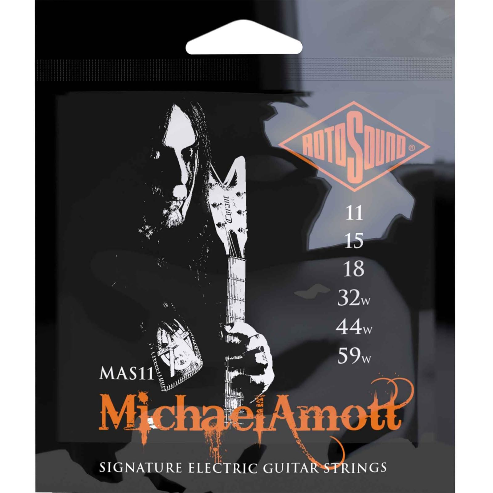 Rotosound E‑Guitar Strings Signature set MAS11 MICHAEL AMOTT SIGNATURE Custom 11‑59