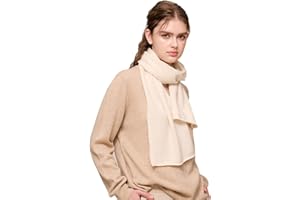NUOHEMULE 100% Cashmere Scarf for Women, Dreamy Soft Knitted Winter Scarf in a Gift Box, Gift Ideas for Women Winter.