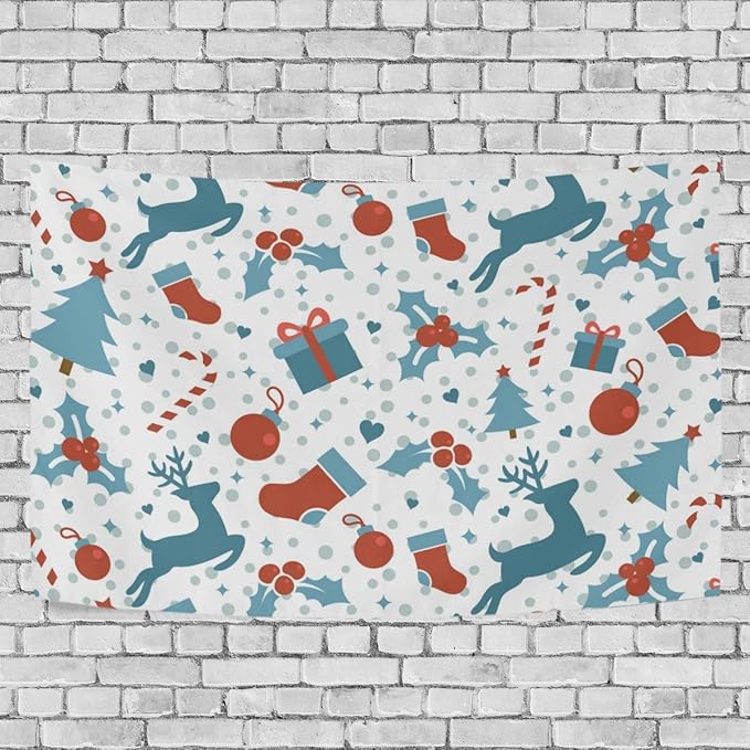 Amazon.de: Buyxbn Weihnachtlicher Wandteppich, Picknickdecke, für