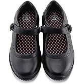 JABASIC Girl's Mary Jane School Uniform Shoes