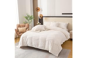 YUSOKI Sherpa Twin XL Blanket-3D Stylish Design Super Soft Fuzzy Cozy Warm Blanket Thick Plush Fluffy Furry Blankets for Teen Girls Women Couch Bed Sofa Chair Men Boys Gift(Ivory,65"x90")