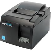 Star Micronics TSP143IIIBi Bluetooth Thermal Receipt Printer for iOS, Android, and Windows with Auto-cutter and Internal Power Supply - Gray
