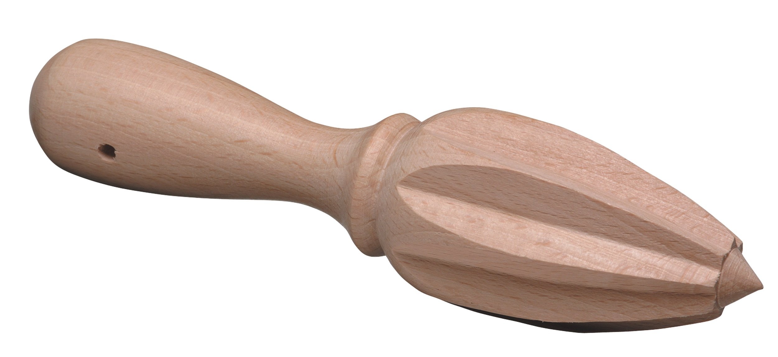 KitchenCraft Wooden Citrus Reamer, 15 cm (6"), Beige
