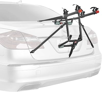 Porte-vélos Sports Luxe pour 2 vélos à Monter sur Le Coffre à Bagages, modèle 102DN-R
