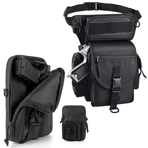 3-Pack Tactical Handgun Case Pistol Storage...
