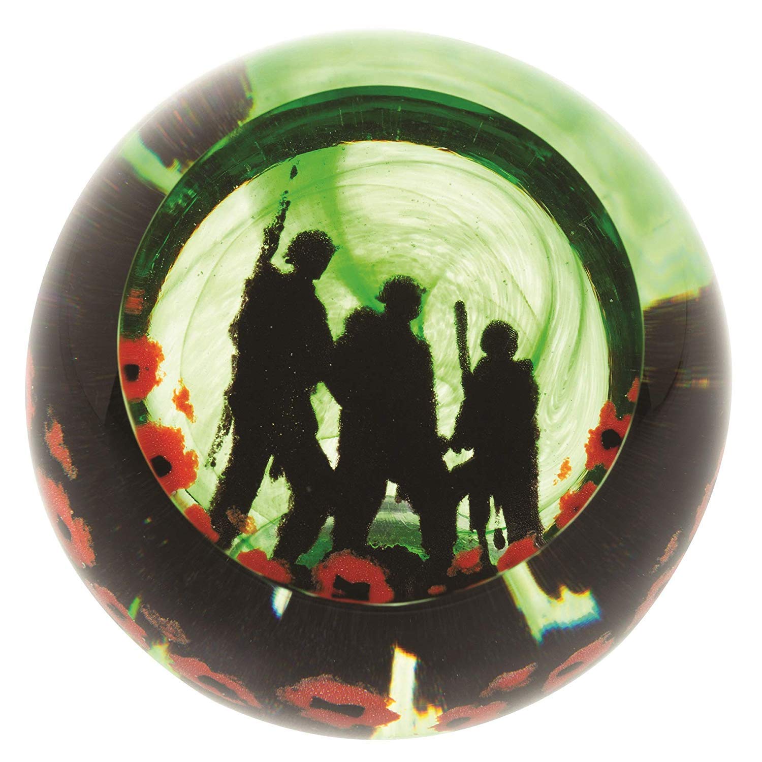 Caithness Glass Proud Soldiers Paperweight | Handcrafted Glass Paperweight | Made in Scotland | Gift or Collectable