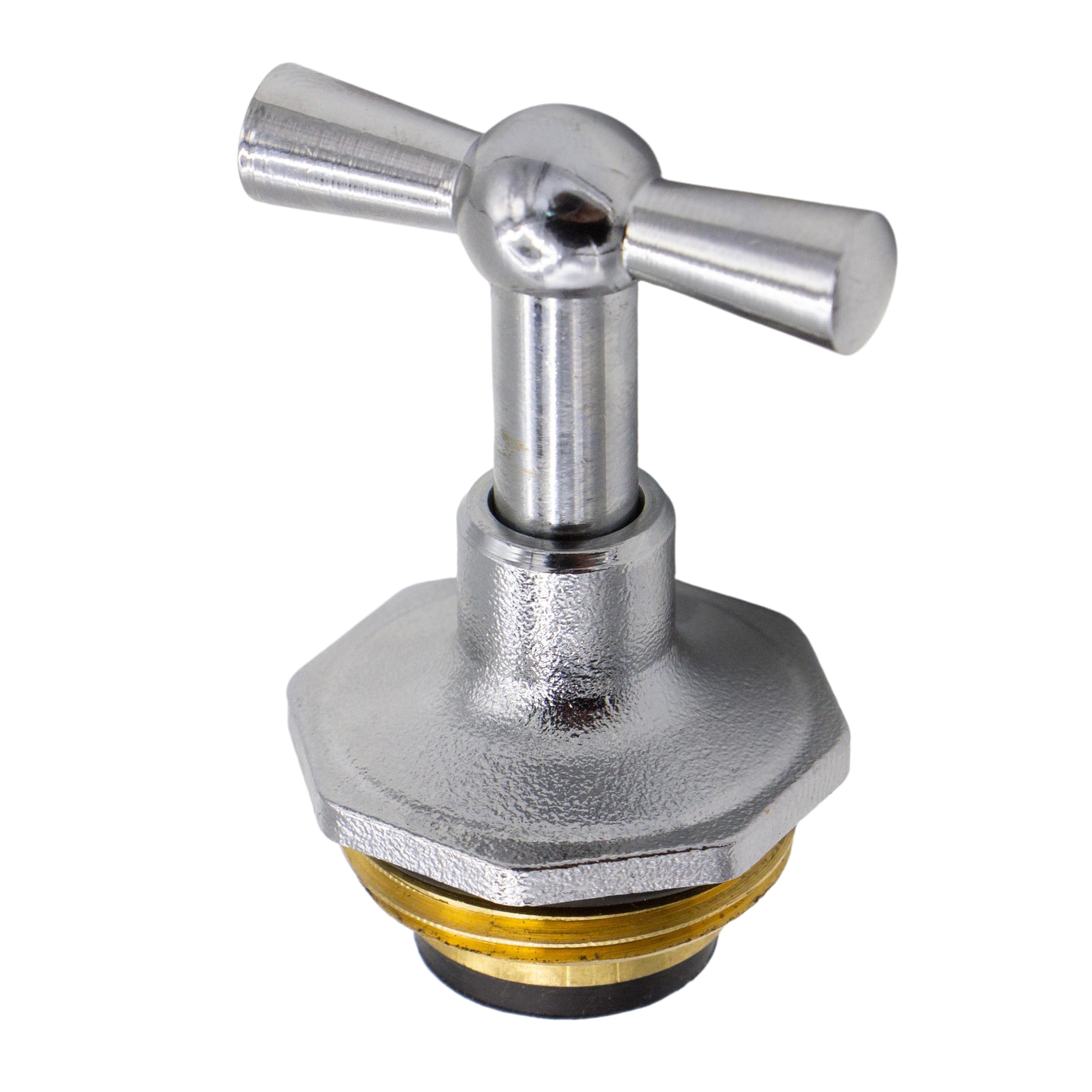 Variosan Knebel cover 11138, Matt Chrome, 3/4-Inch, Brass