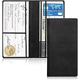 Car Registration and Insurance Holder,2026 New Car Document Holder with Clear Pockets & Magnetic Closure,Portable Insurance S