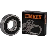 Timken 6204-2RSC3 Deep Groove Ball Bearing 20x47x14mm with Contact Seals