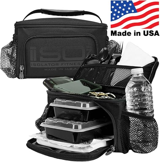 Aislador Fitness opaco ISO Mini bolsa de comida: Amazon.es: Salud ...