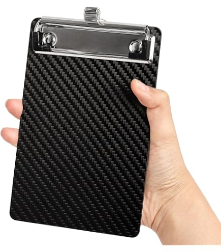 Juvealoe Carbon Fiber Clipboard - 8.5 X 11 Letter Size, 3K Twill Matte, Low Profile Clip, For Office & Outdoor Use - View #9