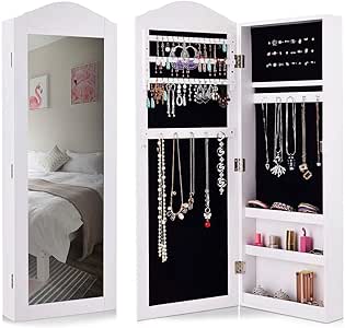 Lucky-gift – clóset de Pared con Espejo para Colgar – clóset de joyería