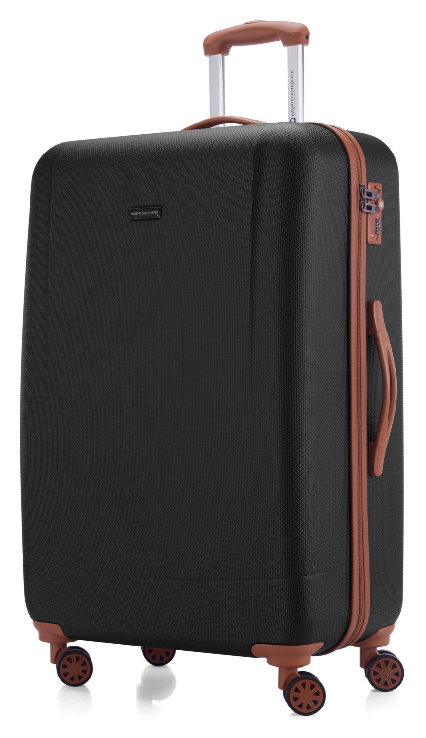 Hauptstadtkoffer - Wannsee - Luggage Suitcase Hardside Trolley 4 Wheel Spinner, TSA Lock, 77 cm, 94 Liter, Black