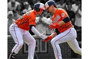 Ikonic Fotohaus Adley Rutschman Gunnar Henderson Signed Photo Autograph Print Wall Art Home Decor, 8 x 10 Inch, White