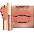 Depuplum Peach Lipstick Matte for Women Superstay Nude Long Lasting Lipstick Smudgeproof Liquid Lipsticks Cruelty Free Lip Makeup, DM14 Peach Nude