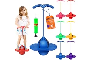 Balance Jumping Ball, 2026 New Pogo Jumper with Handle and Ball Pump, Indoor & Outdoor Fun, Perfect for Balance, Coordination