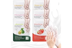 Pairs of 6 Hand Masks Moisturizing Glove,Deep Hydrating Hand Mask Gloves for Dry Hands,Non-greasy Hand Moisturizer Gloves to 