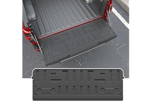 powoq Tailgate Mat Compatible with 2021 2022 2023 2024 2025 Ford F150 Tailgate Cover Tailgate Liner TPE Replacement for 2021 2022 2023 2024 2025 Ford F150 Accessories (Tailgate Mat)