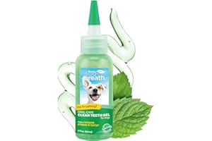 TropiClean Clean Teeth Gel for Dogs | Dog Dental Care | Dog Toothpaste | Breath Freshener | Easy Teeth Cleaning | Made in the USA | 2 oz