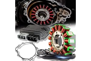ExtremePowersports OE Generator Magneto Rotor Coil Stator+Voltage Regulator Rectifier+Gasket Assy. Kit for 09-12 Kawasaki Ninja ZX-6R ZX6R 636 21003-0083