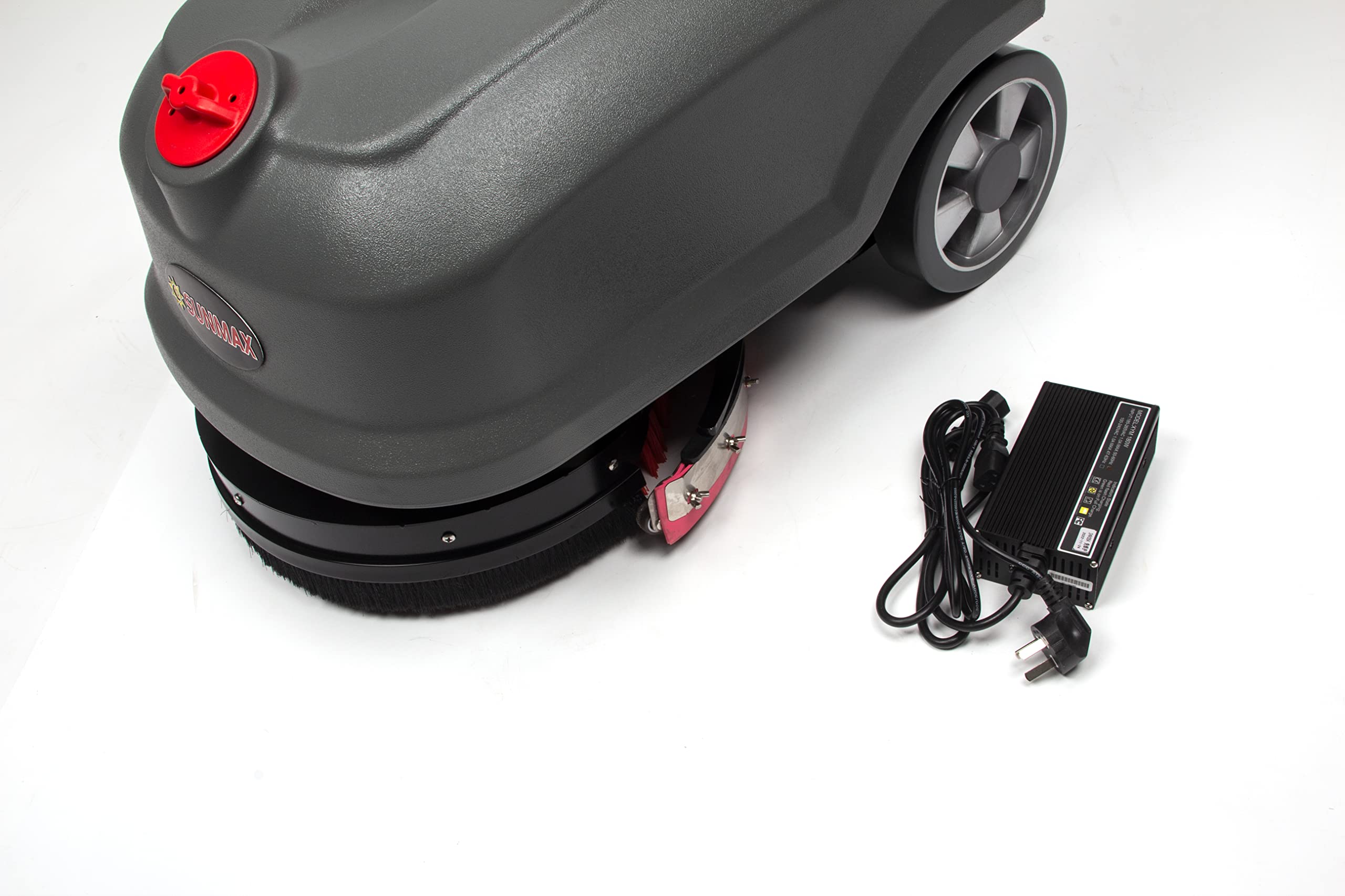 RT15 14“ Walk Behind Floor Scrubber Machine for Industrial Commercial Use, Come with Full Set of Parts, Deep Clean Small to Medium Spaces (RT15)