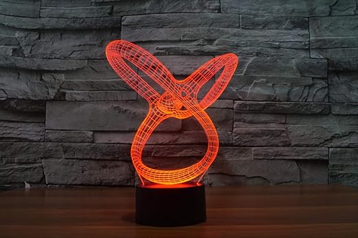 3D Nachtlicht LED Abstrakte (Form 19) Bunte Änderung Touch mit