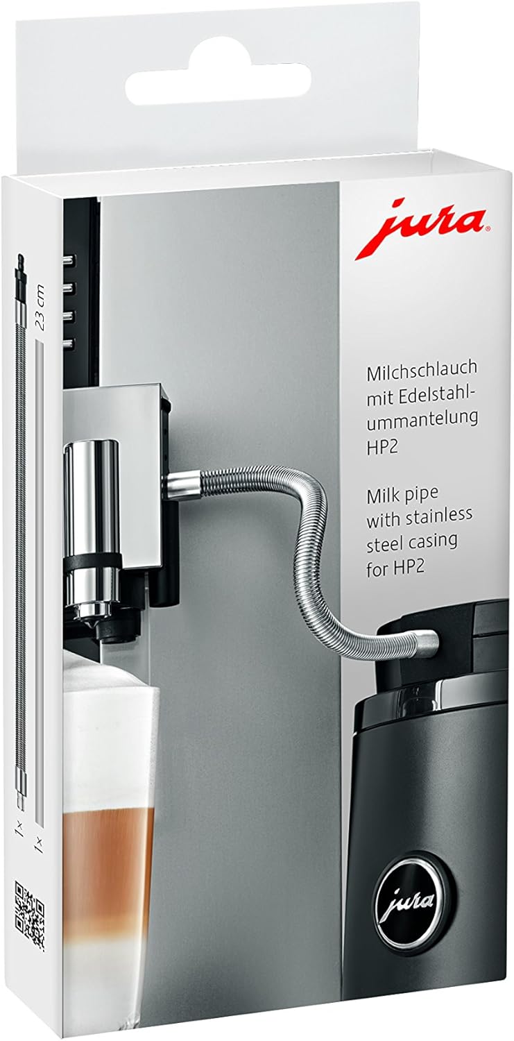 Amazon.de Jura 24113 Milchschlauch mit Edelstahlummantelung, Silber