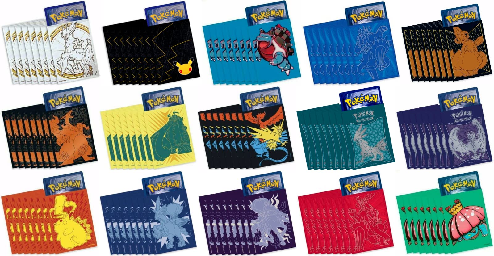 Pokemon Card Sleeves - 1x Packet of 65 Elite Trainer Sleeves (One Packet, Random Design) | Titan Authenticated