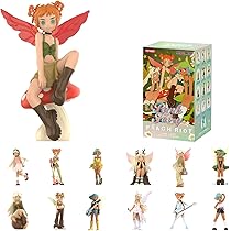Amazon.com: POP MART Peach Riot Punk Fairy Series Figures, Peach 