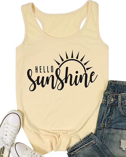 cute graphic tank tops