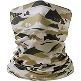 BASSDASH UPF 50+ UV Sun Protection Neck Gaiter Fishing Mask Hunting Kayaking Hiking Cycling Ski Sports