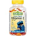 Sesame Street Super Boost Vitamin C Kids Gummy by Webber Naturals, 180 Gummies, 125 mg of Vitamin C Per Gummy, For Children A