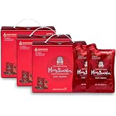 CheongKwanJang Korean Red Ginseng Drink with Ginger Extract, Goji Berry, Cinnamon, Asian Herbal Tea Pre Workout Energy Booster Drinks Hong Sam Won Increase Productivity, Circulation - 60 Pouches