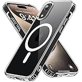 S. Tedazo Magnetic for iPhone XR Case Compatible with MagSafe,Not Yellowing,Military Grade Protection,Ultra Thin Shockproof Phone Case for iPhone XR-Clear