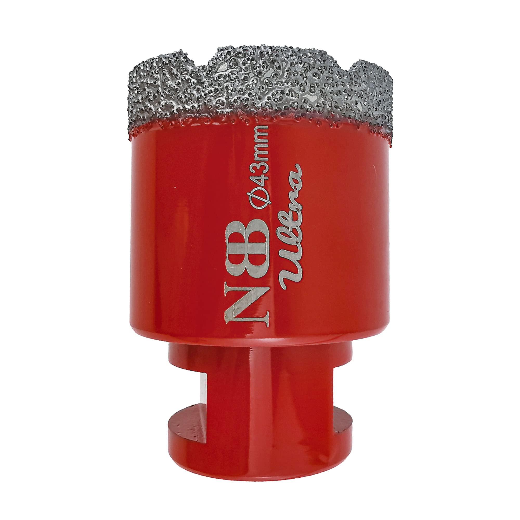 NBB Diamond Hole Saw Diamond Core Drill Bit with M14 in Ultra Quality Diamond Crown for Dry and Wet Drilling in Porcelain Ceramic Tile Granite Marble for Angle Grinder (1pc, 43mm)